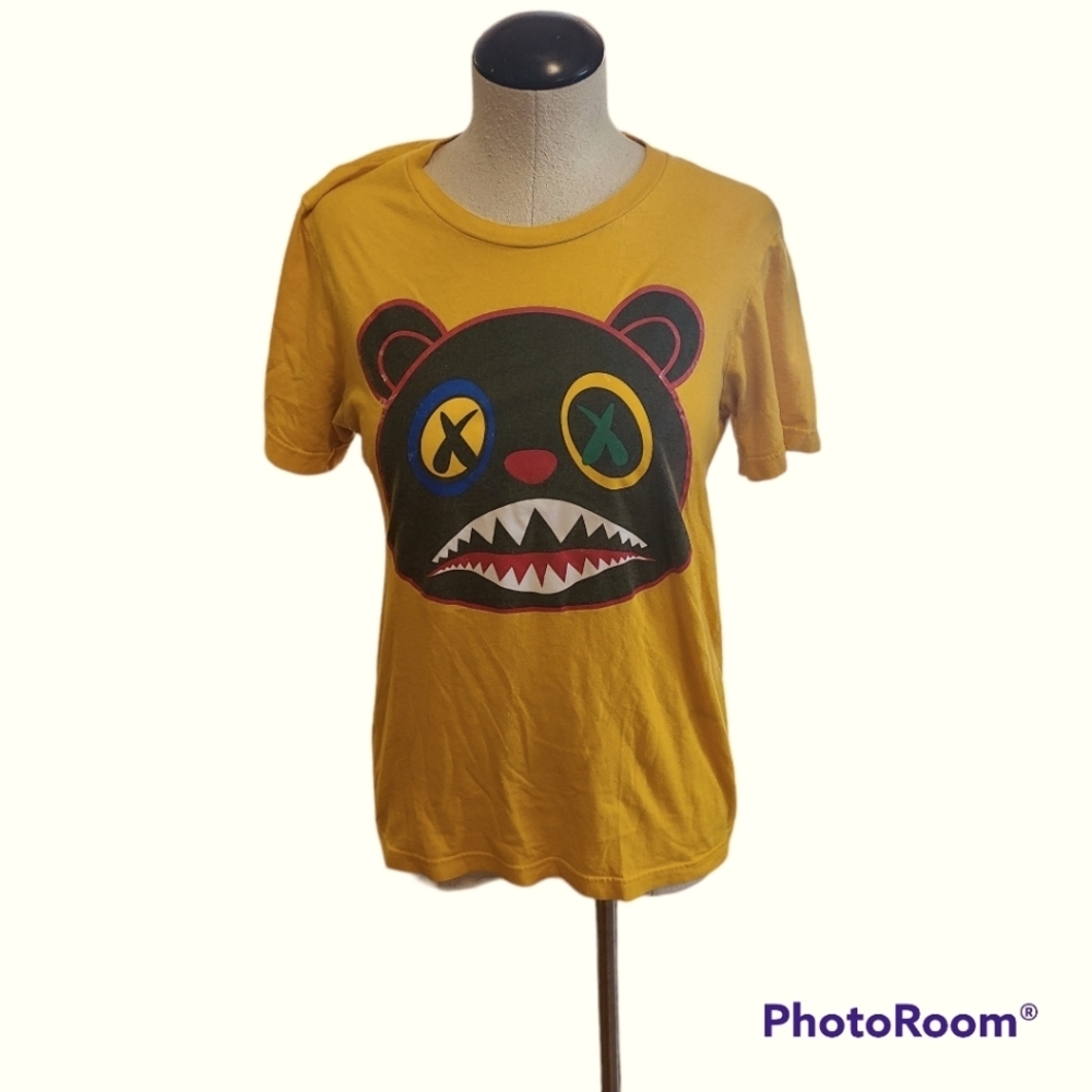 BAWS, Small dream yellow short sleeve t shirt.